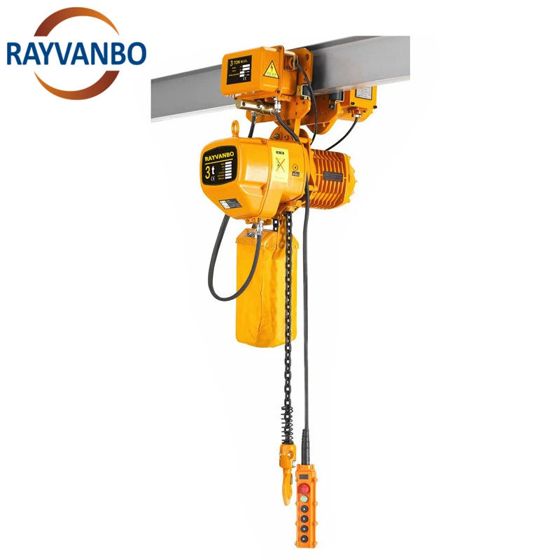 1t 2t 3 Ton 5 Ton Elettriku Parank tal-Katina bi Trolley