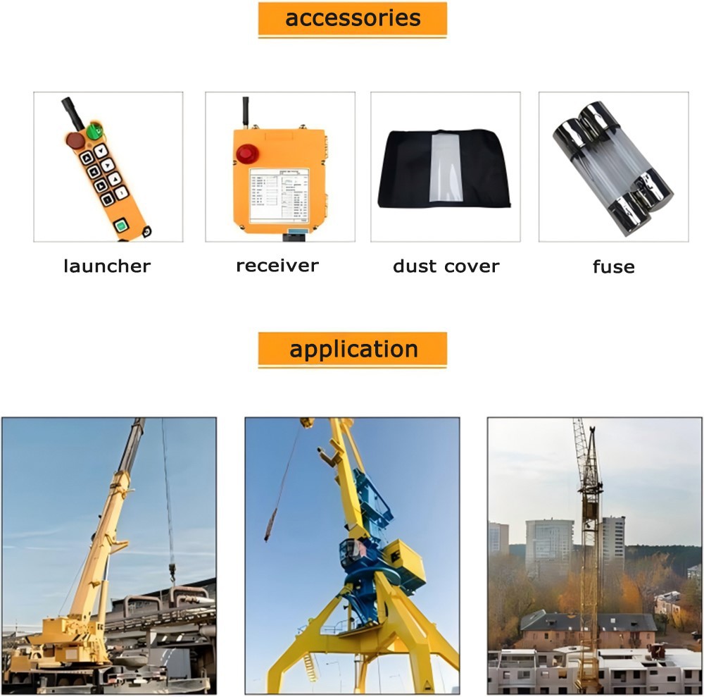 F24-8D Industrial Overhead Crane Double Speed Remote Control Application-Rayvanbo F24-8D Industrial Overhead Crane Double Speed Remote Control Application-Rayvanbo